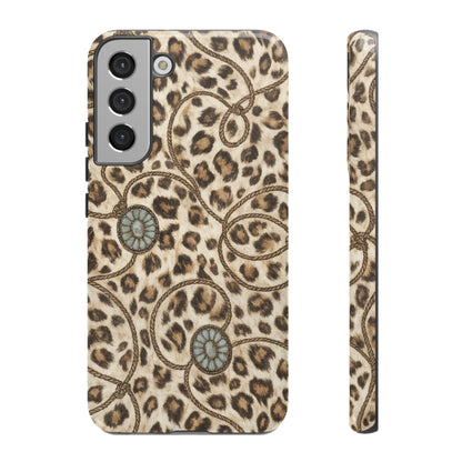 Leopard Rope Conchos Tough Case