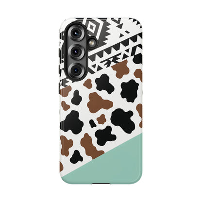 Mint Aztec Cowhide Tough Case