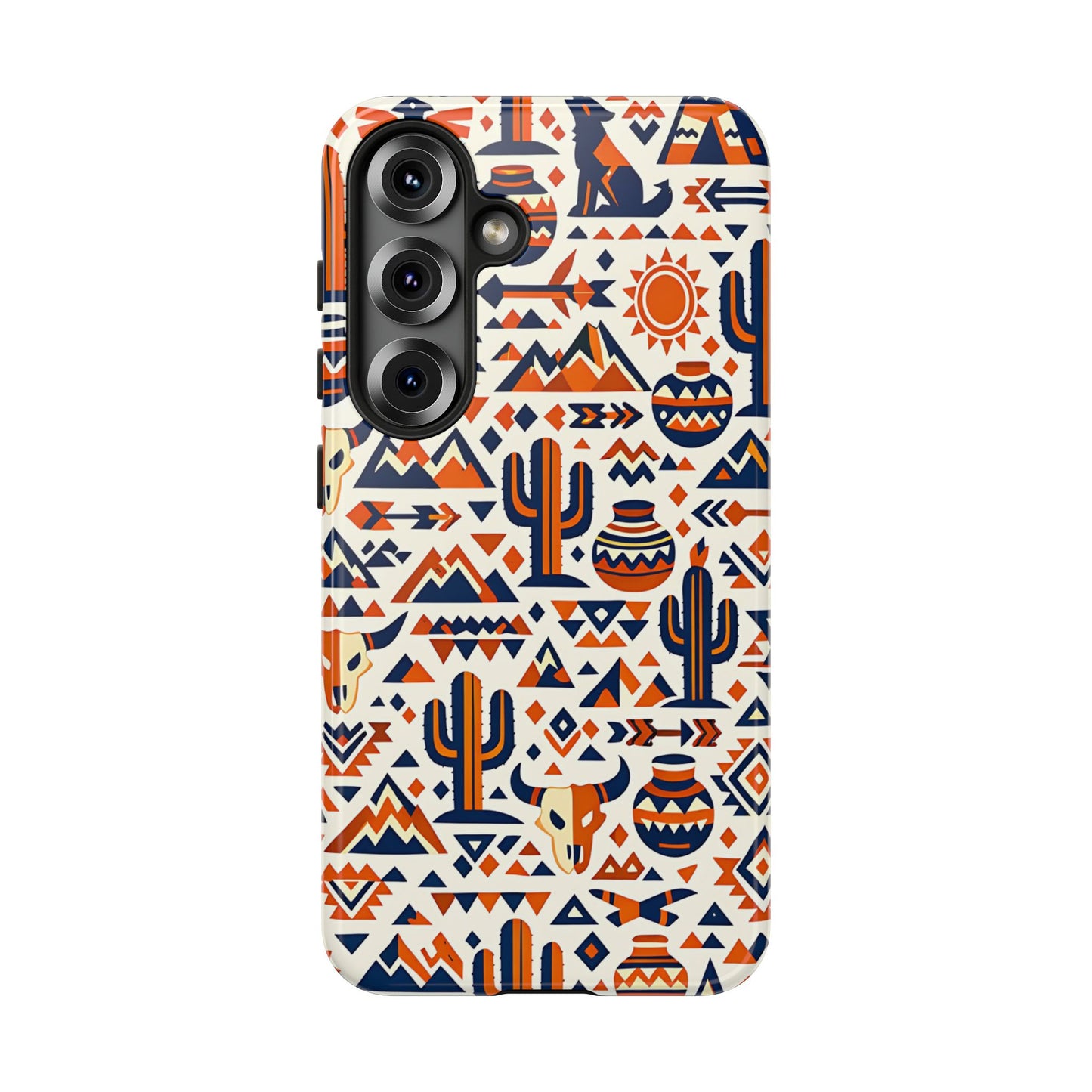 Southwest Tribal Orange Tough Case
