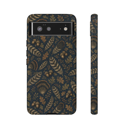 Navy Feathers Tough Case
