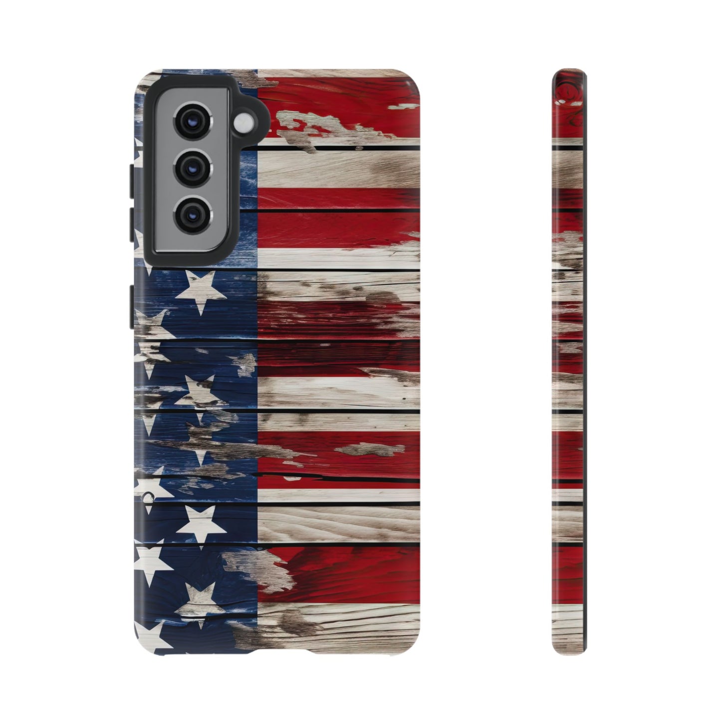 Wood Stars Stripes Tough Case