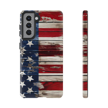 Wood Stars Stripes Tough Case