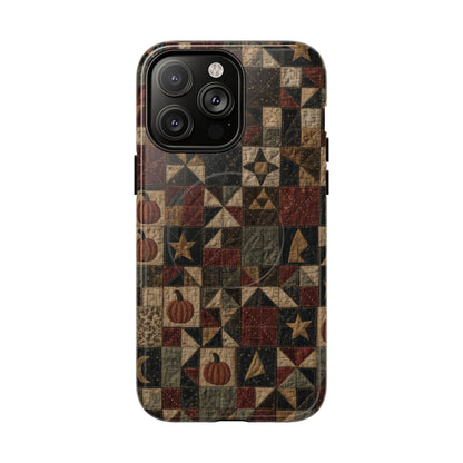 Pumpkin Patchwork Magnetic Case