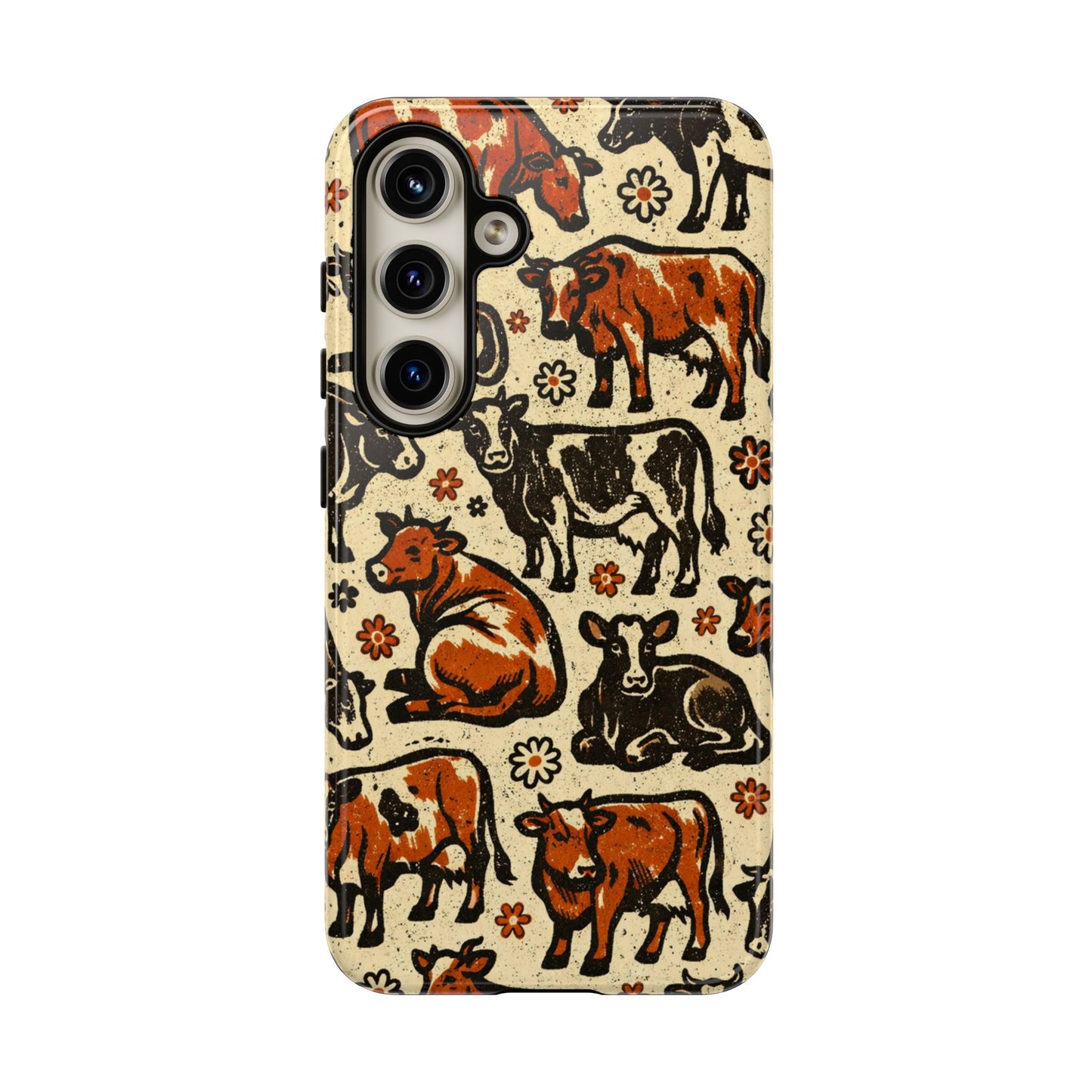Retro Cows Tough Case