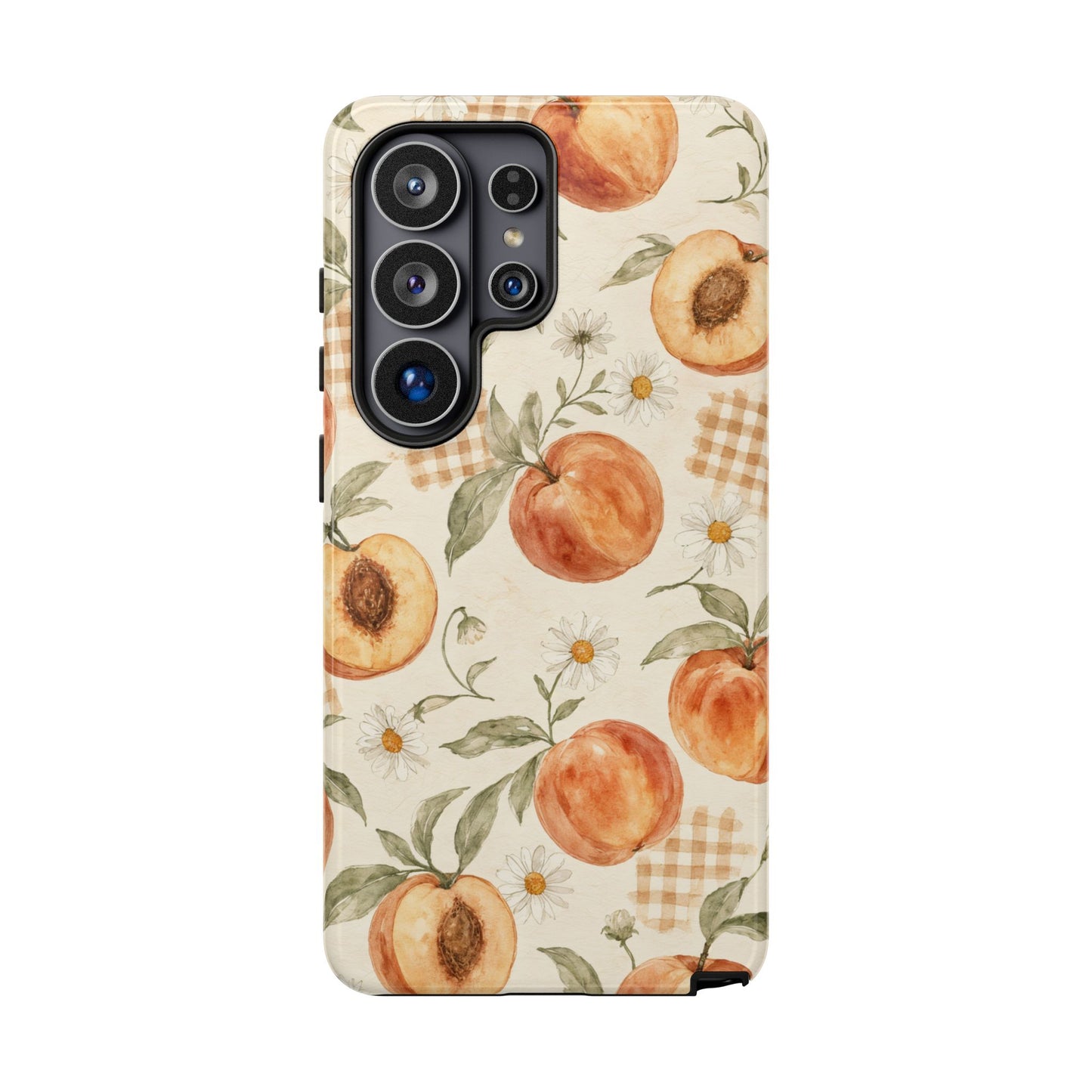 Peachy Gingham Tough Case