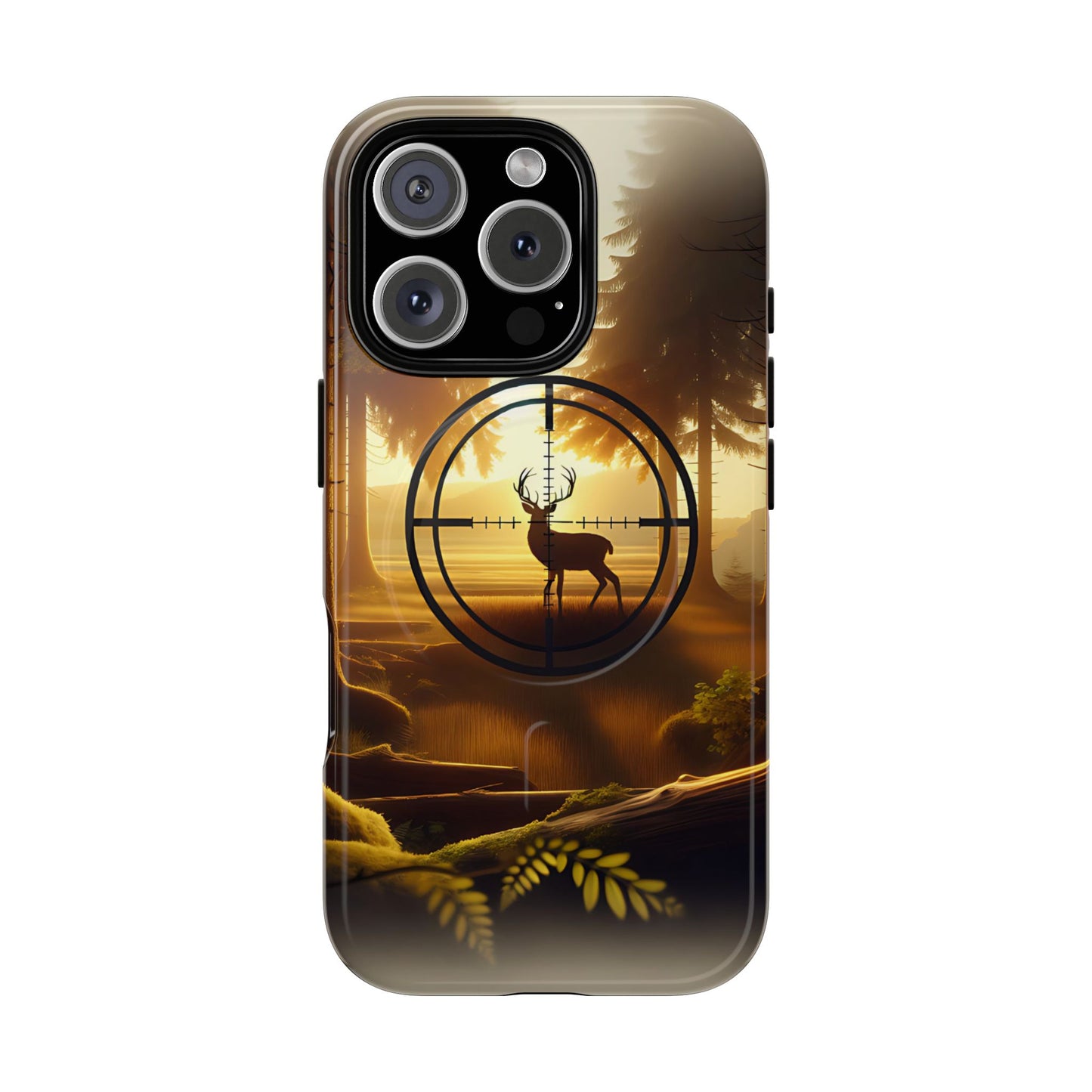 Golden Crosshairs Deer Magnetic Case