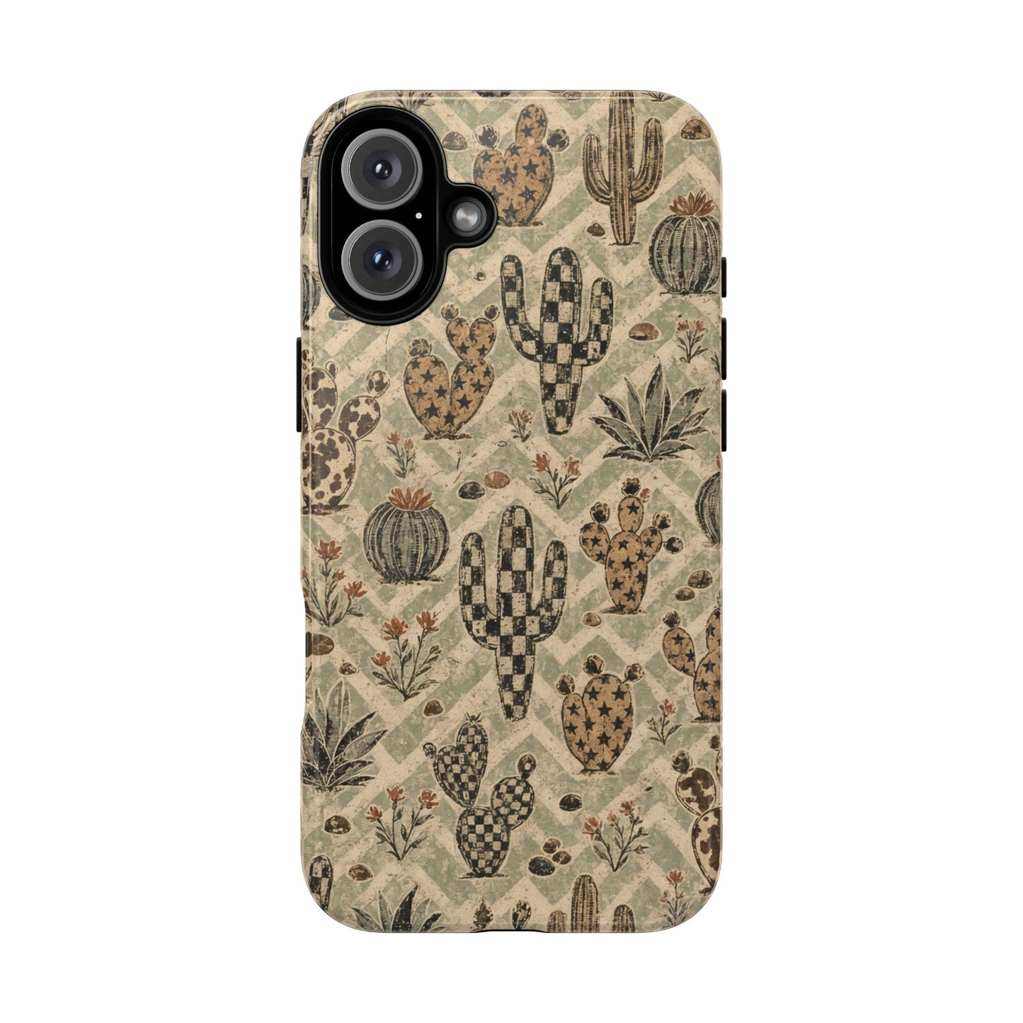 Checkered Cactus Tough Case