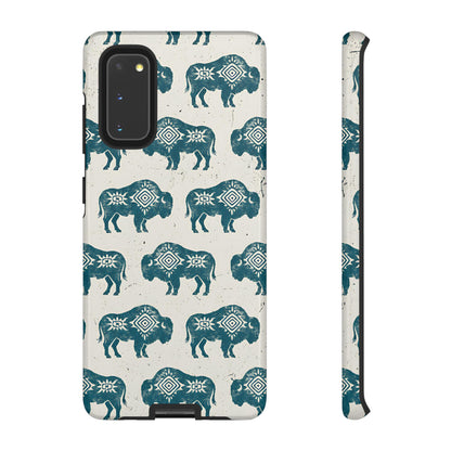 Teal Aztec Buffalo Tough Case