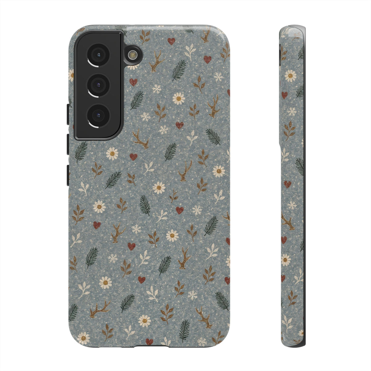 Antler Daisies Snow Tough Case