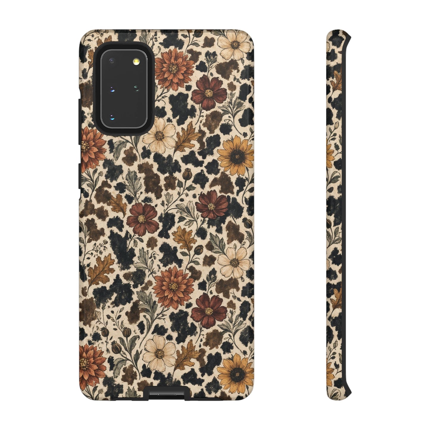 Autumn Cowhide Bloom Tough Case