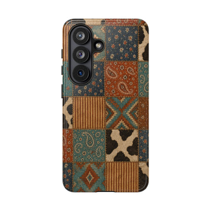 Turquoise Patchwork Tough Case