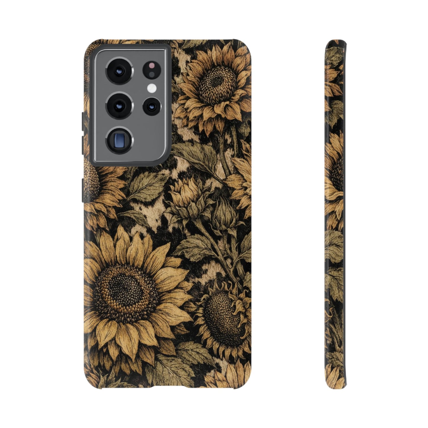 Cowhide Sunflowers Tough Case