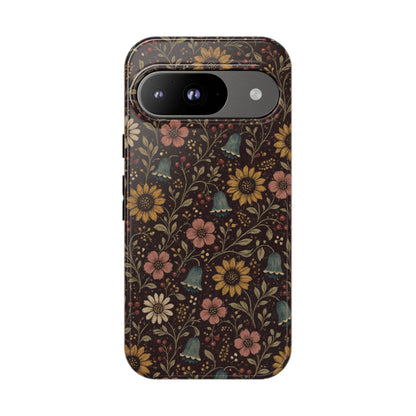 Plum Folk Floral Tough Case