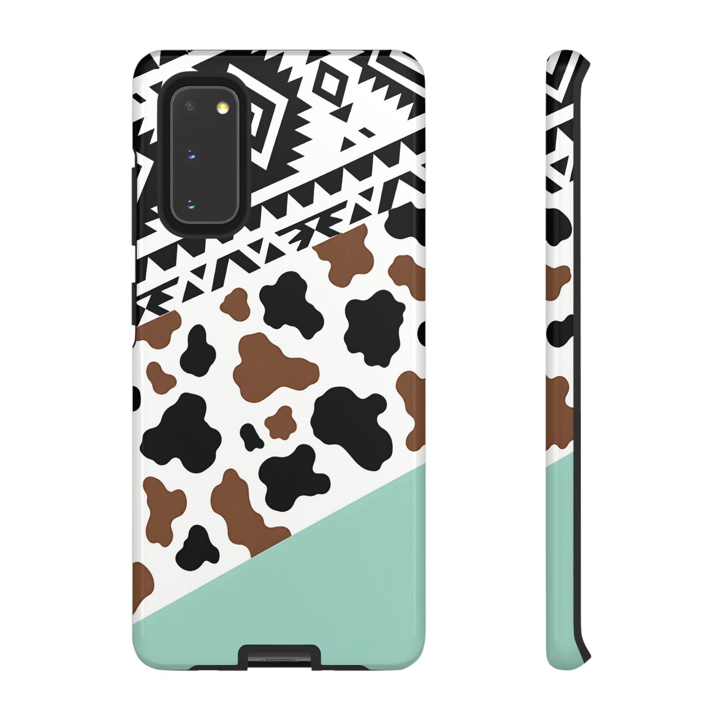 Mint Aztec Cowhide Tough Case