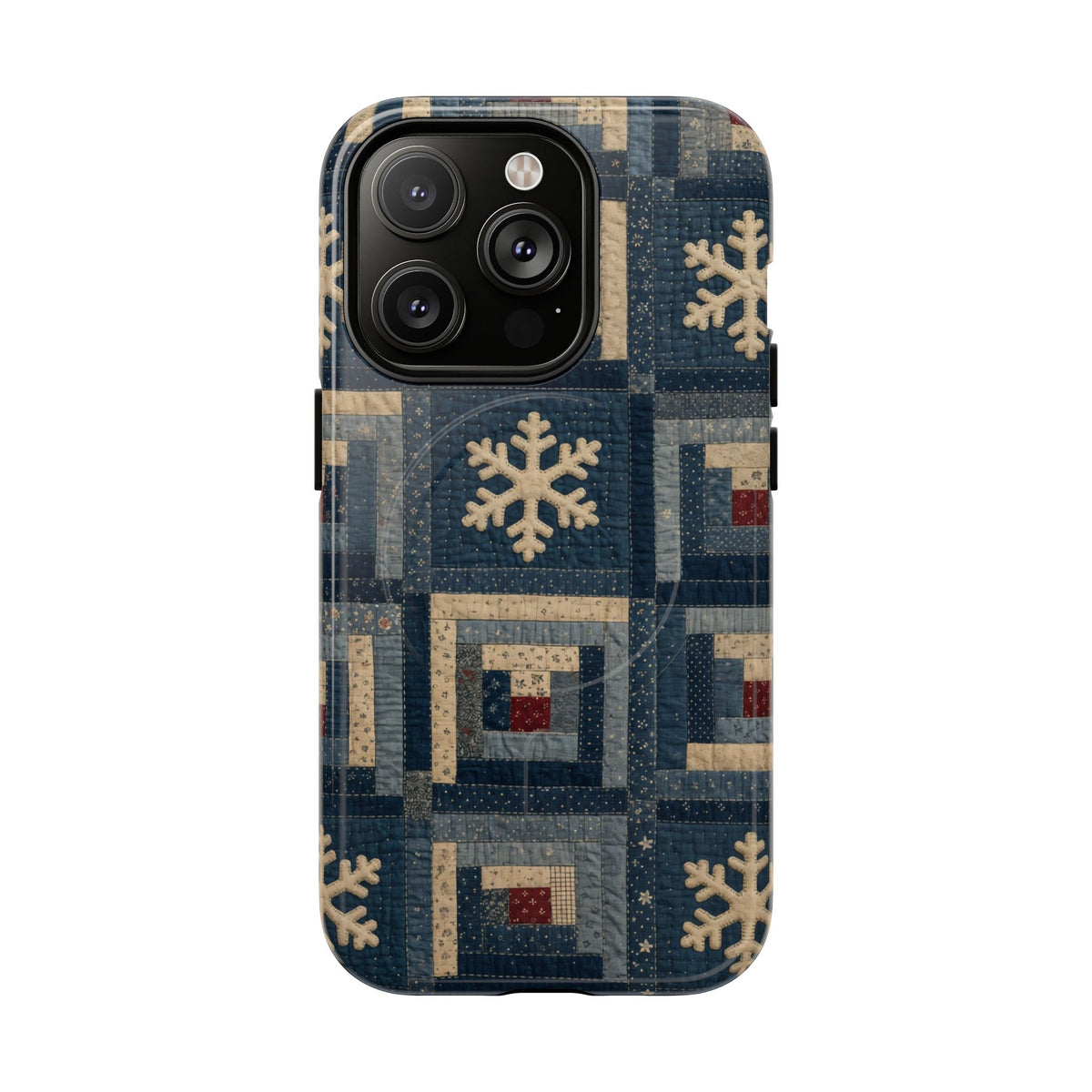 Snowflake Quilt Magnetic Case