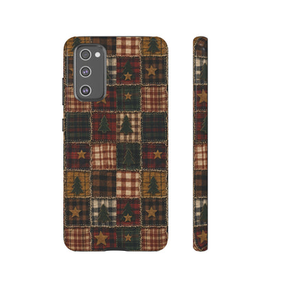 Christmas Rag Quilt Tough Case