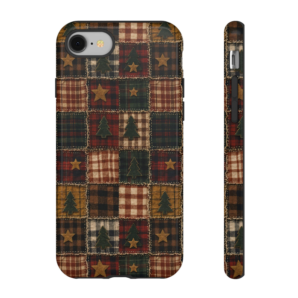 Christmas Rag Quilt Tough Case