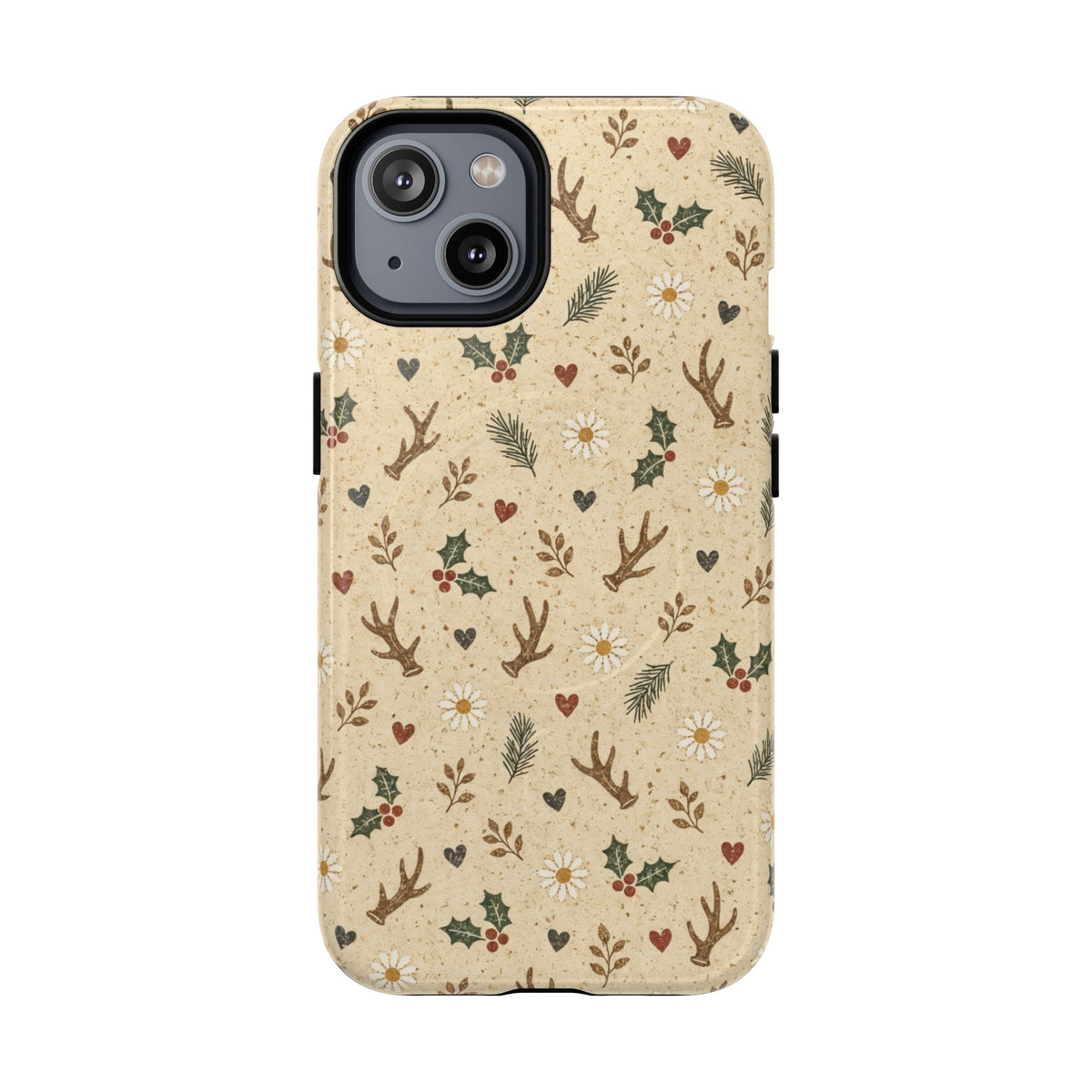 Antler Daisies Christmas Magnetic Case