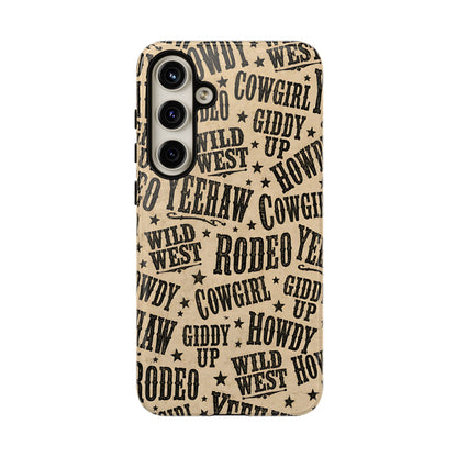Cowgirl Slang Tough Case