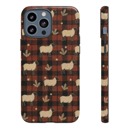 Plaid Sheep Tough Case