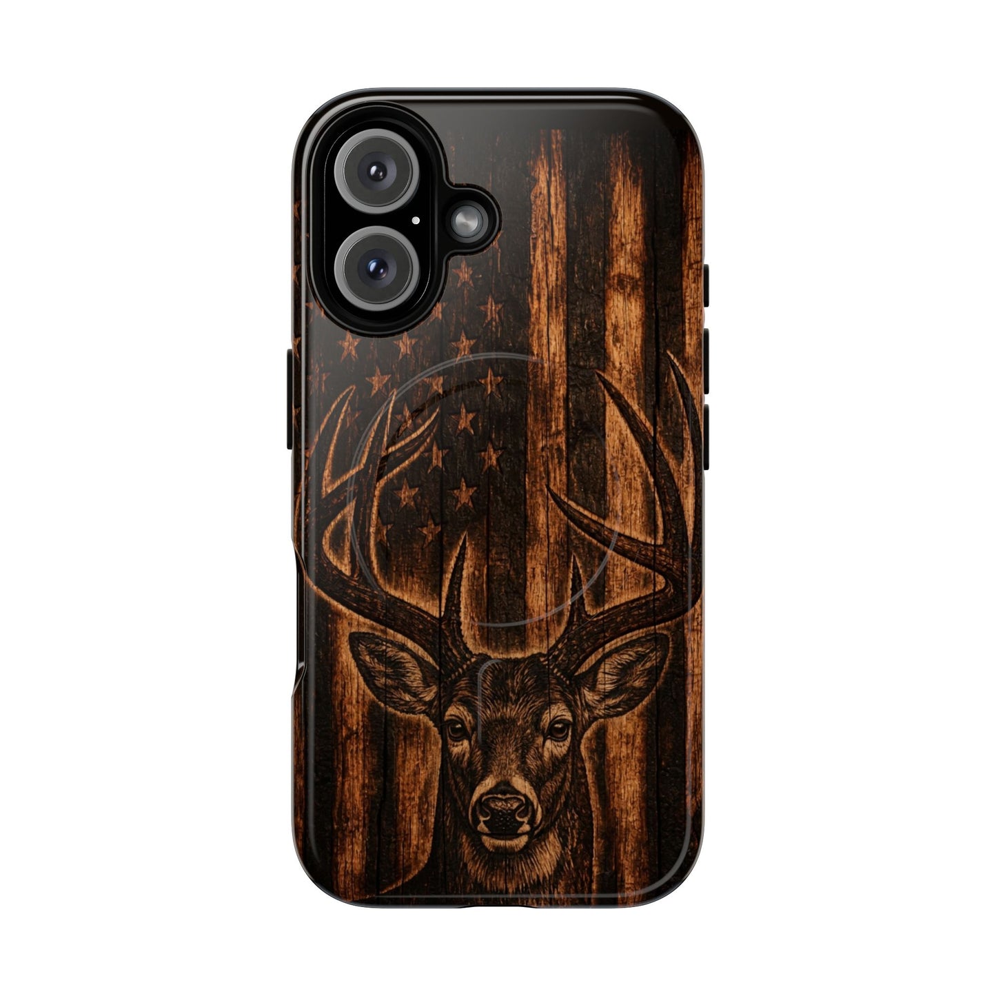 Carved Buck Magnetic Case
