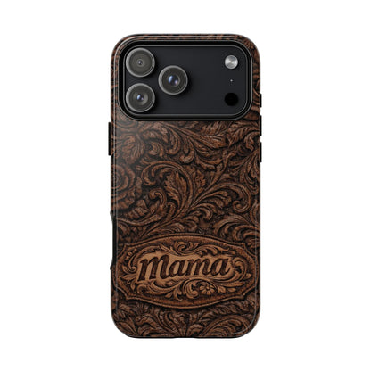 Carved Floral Mama Tough Case