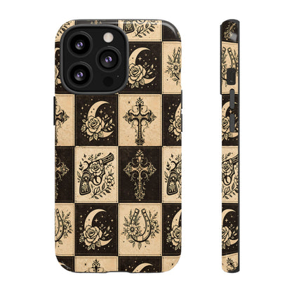 Western Patchwork Icons Tough Case