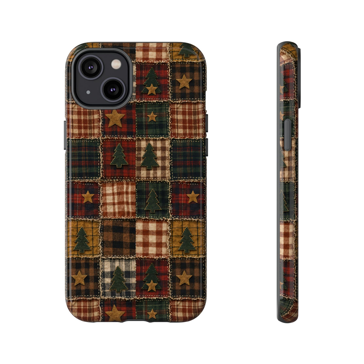 Christmas Rag Quilt Tough Case