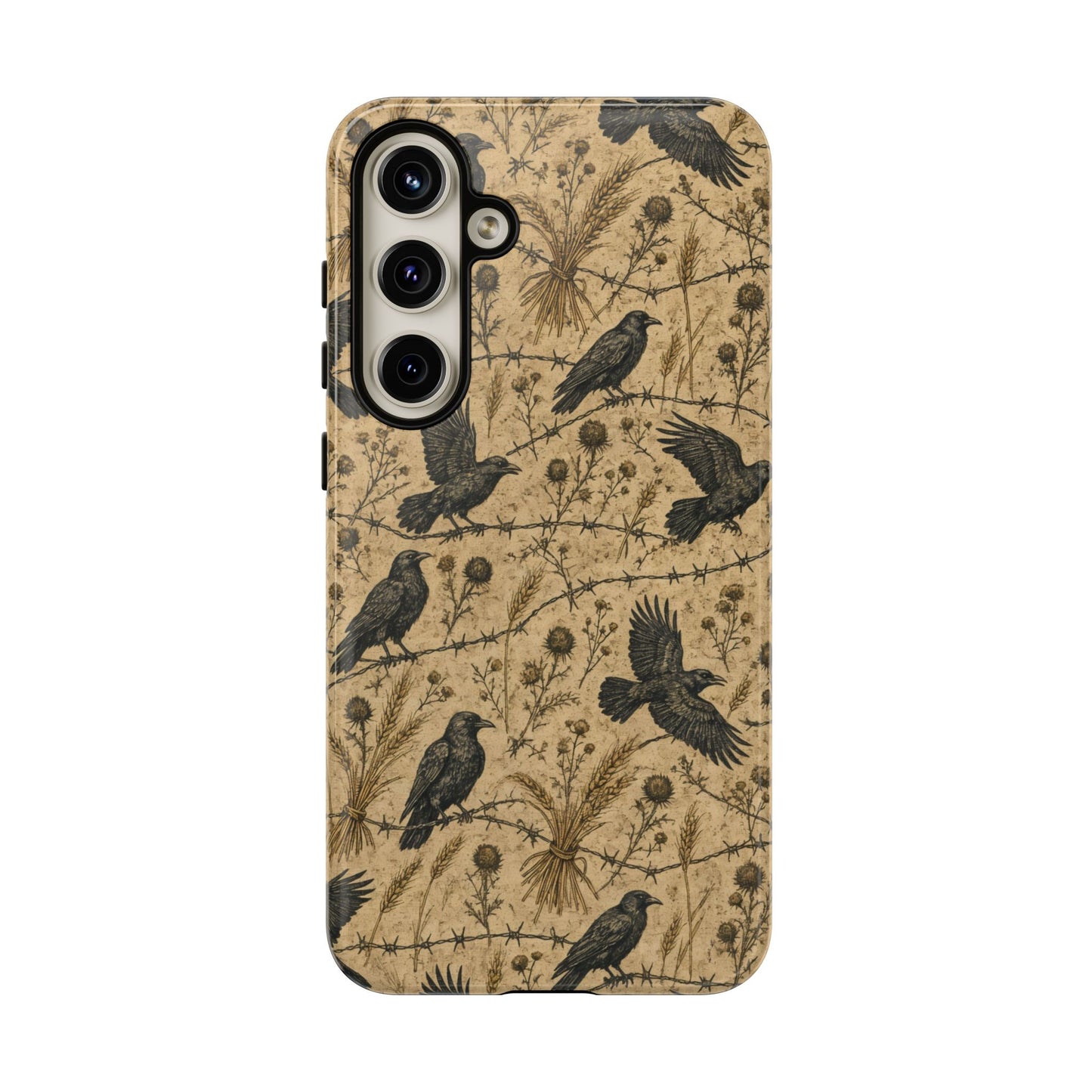 Crow Wheat Barbwire Tough Case