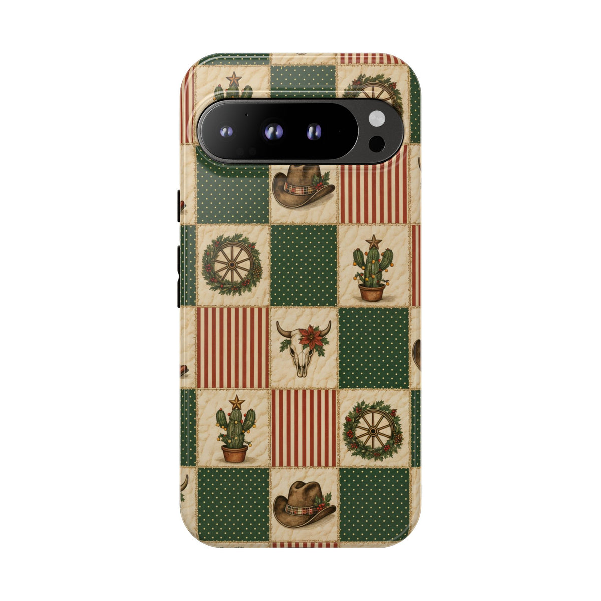Western Christmas Sampler Tough Case