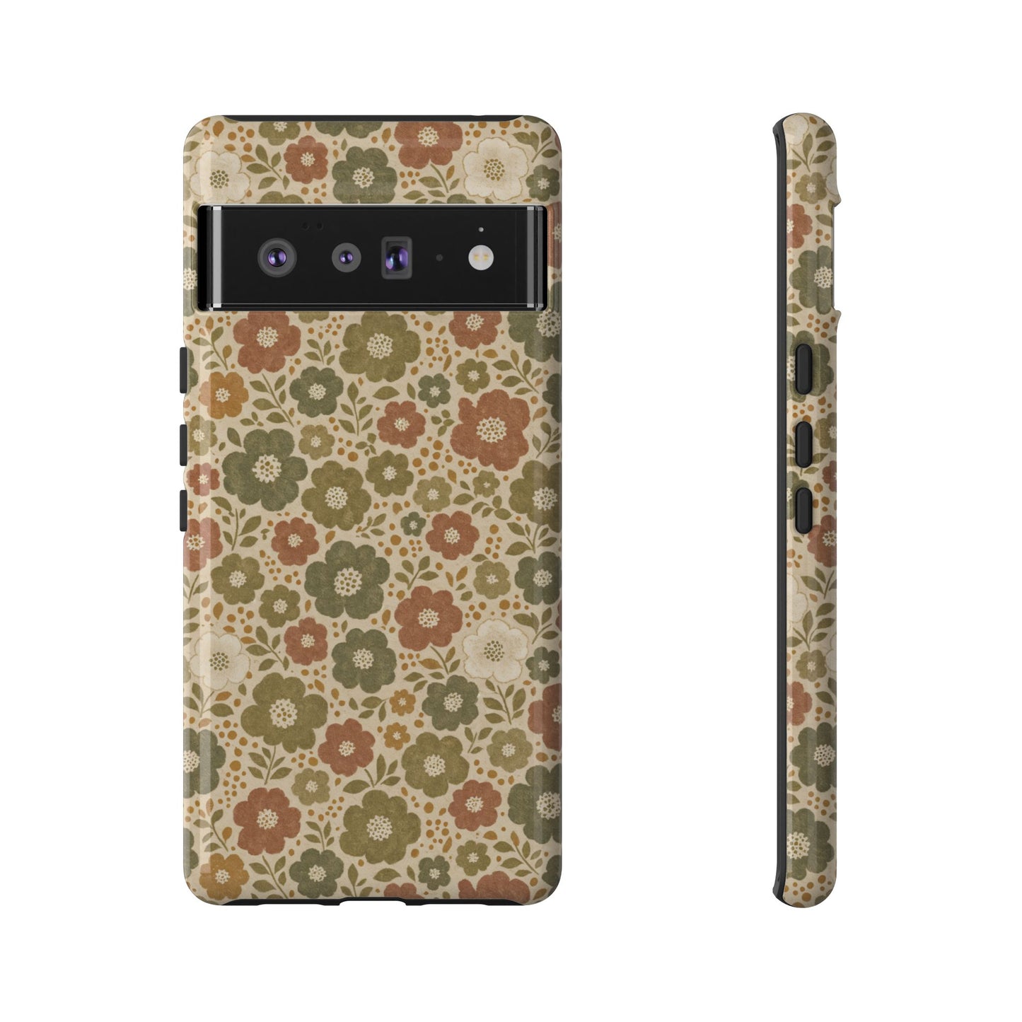 Retro Poppy Field Tough Case