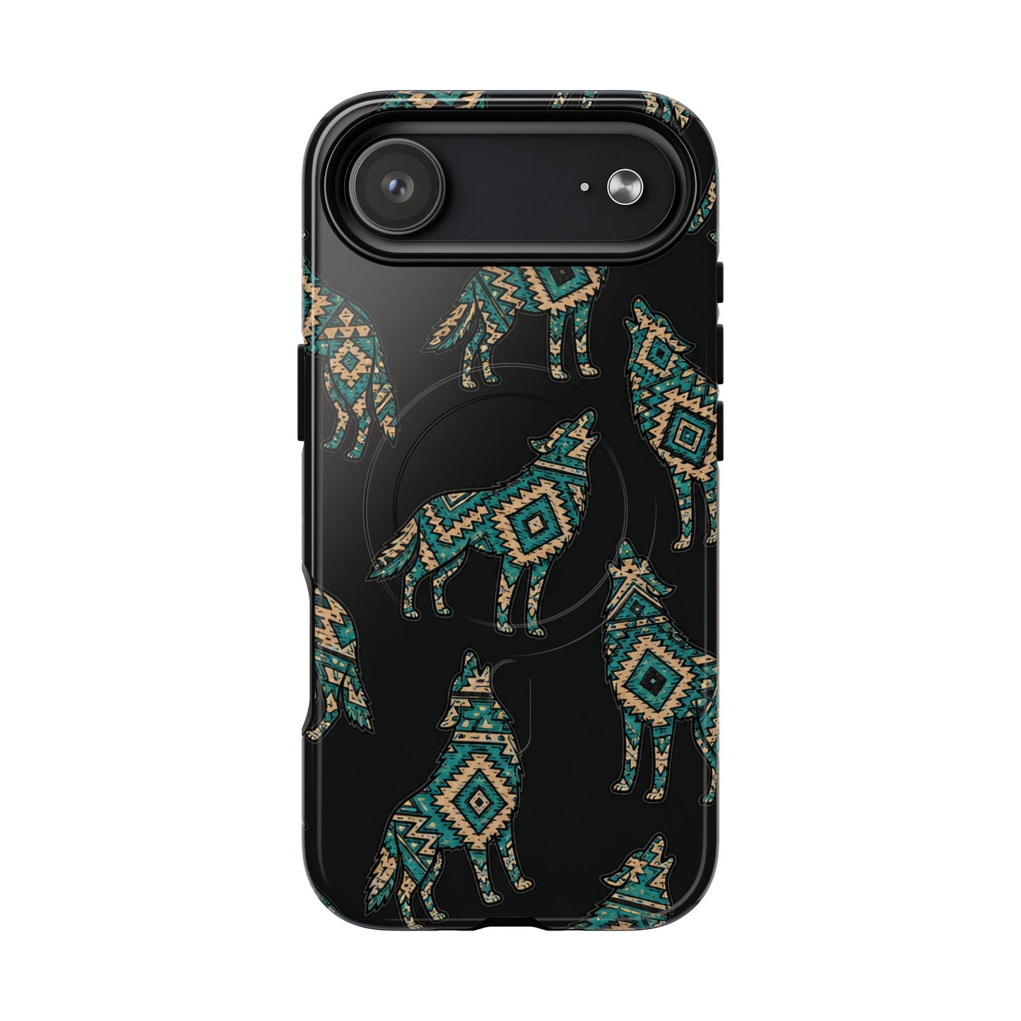 Turquoise Wolf Magnetic Case