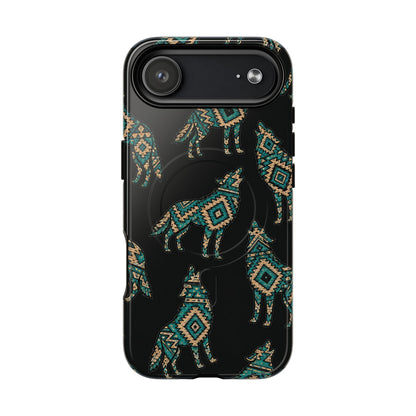 Turquoise Wolf Magnetic Case