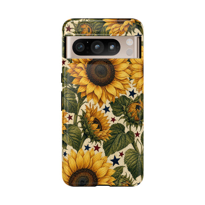 Stars And Sunflowers Tough Case