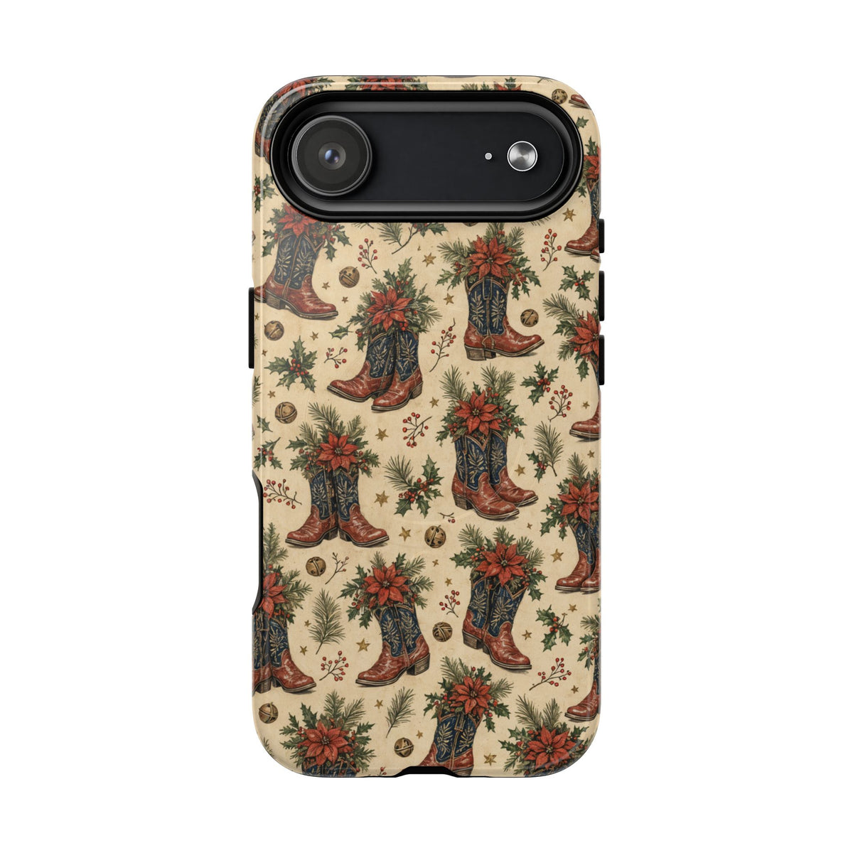 Poinsettia Boots Magnetic Case