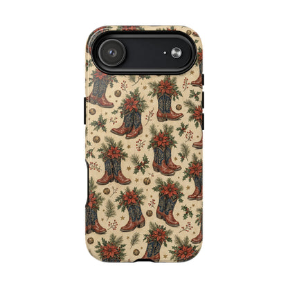 Poinsettia Boots Magnetic Case