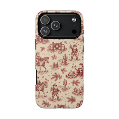 Cowboy Santa Toile Magnetic Case