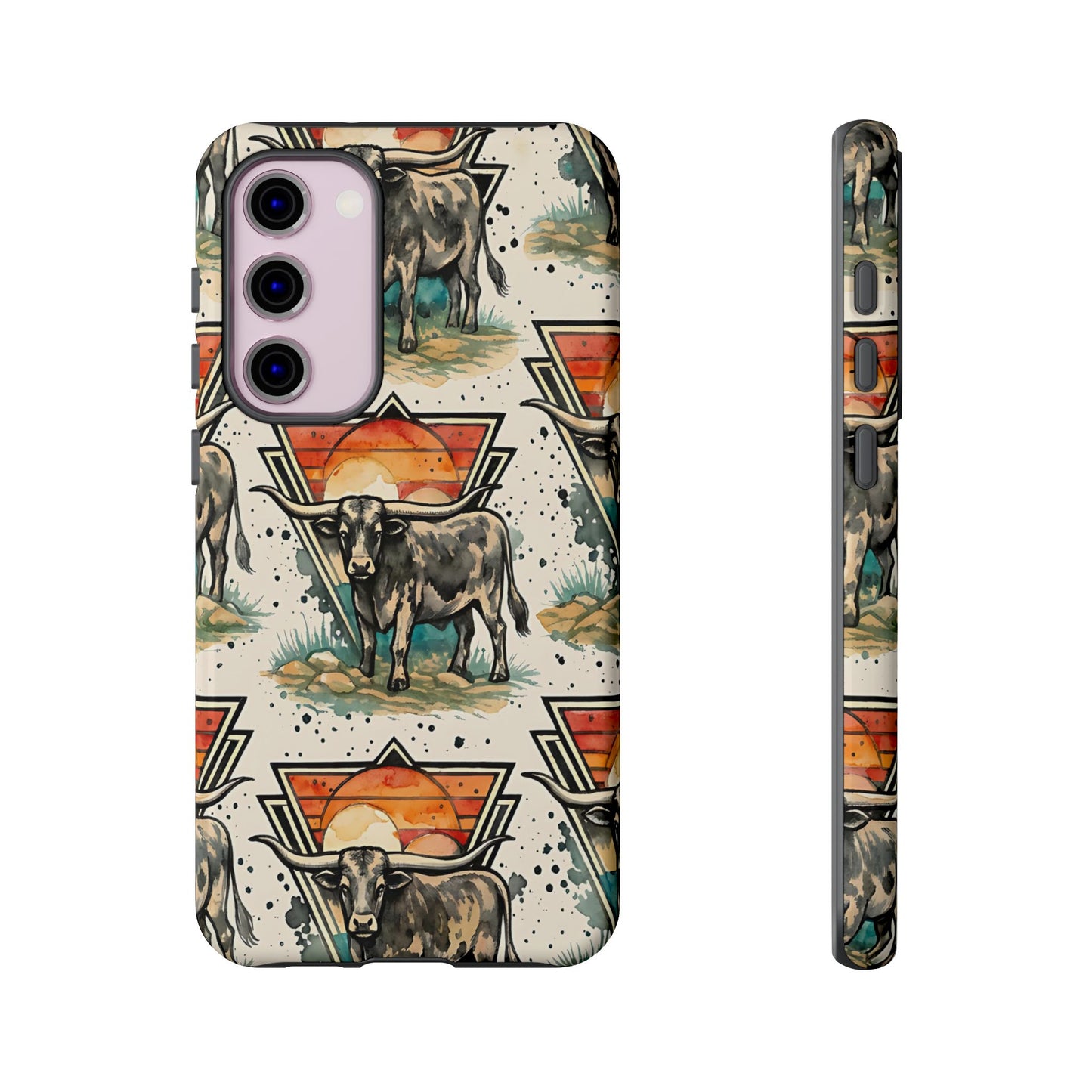 Retro Longhorn Tough Case
