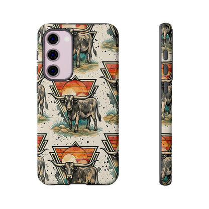 Retro Longhorn Tough Case