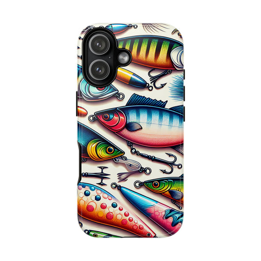 Colorful Fishing Lures Tough Phone Case