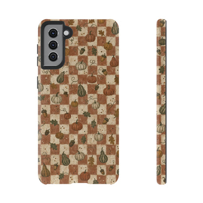 Pumpkin Checker Tough Case
