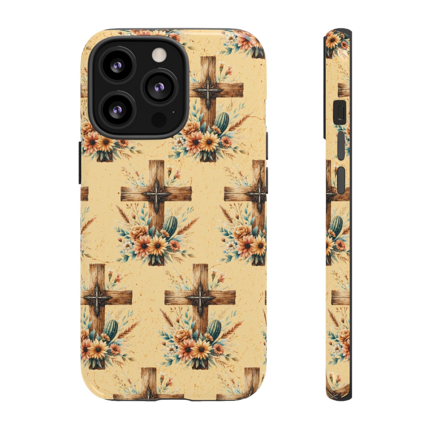 Floral Crosses Tough Case