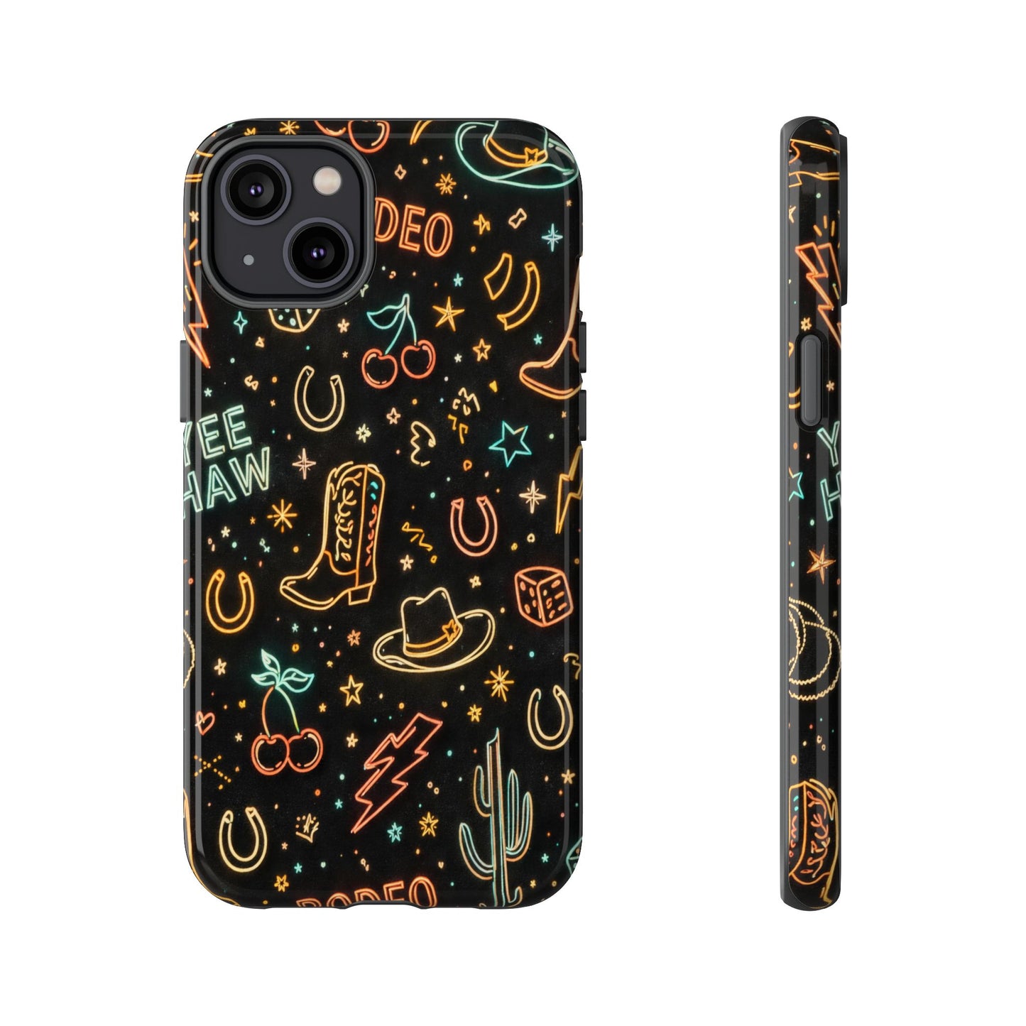 Retro Neon Rodeo Tough Case