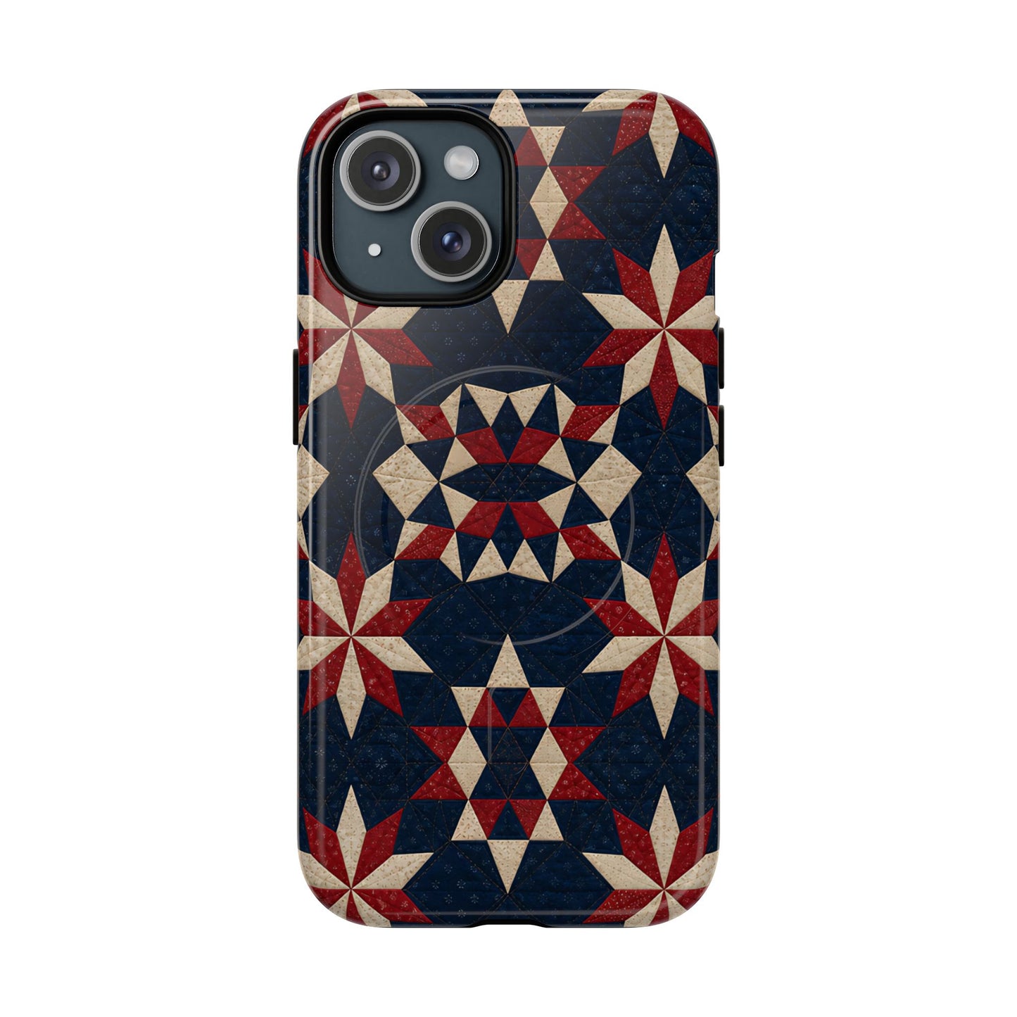 Patriotic Quilt Magnetic Case