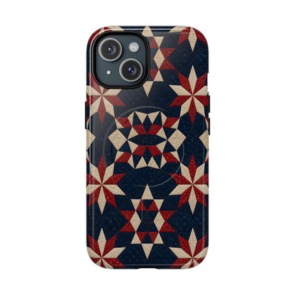 Patriotic Quilt Magnetic Case