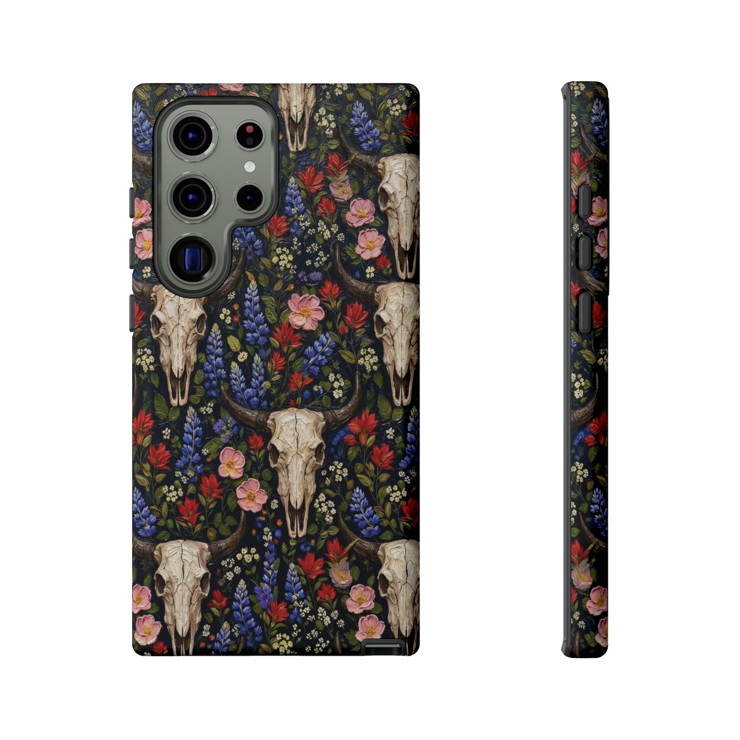 Floral Skull Tough Case