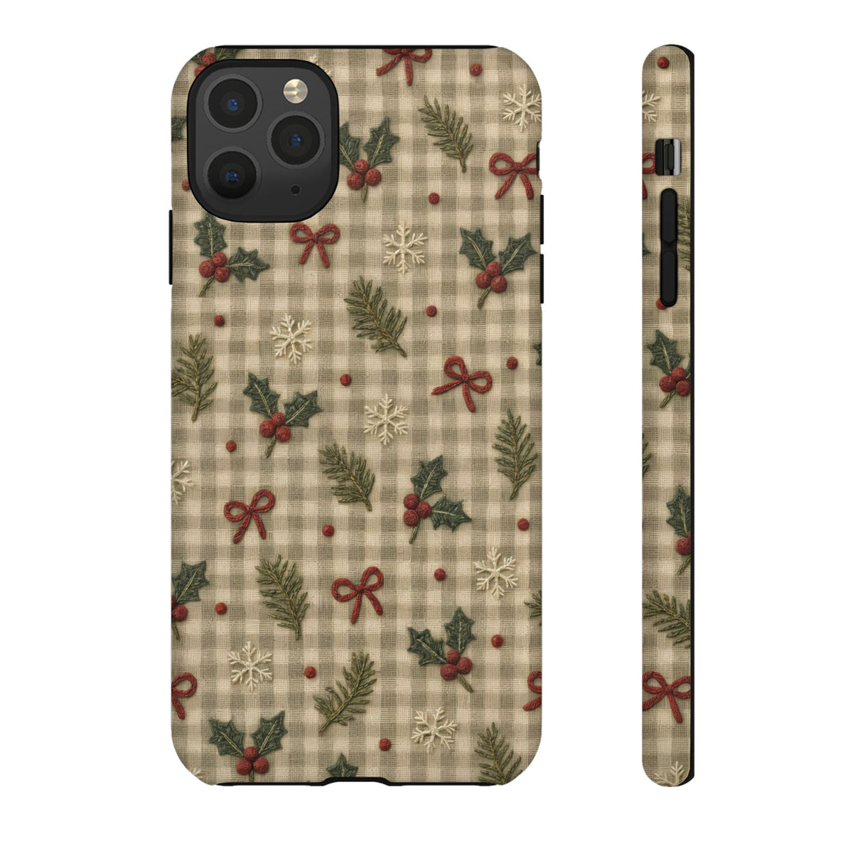 Gingham Holly Tough Case