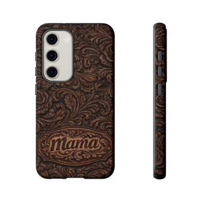 Carved Floral Mama Tough Case