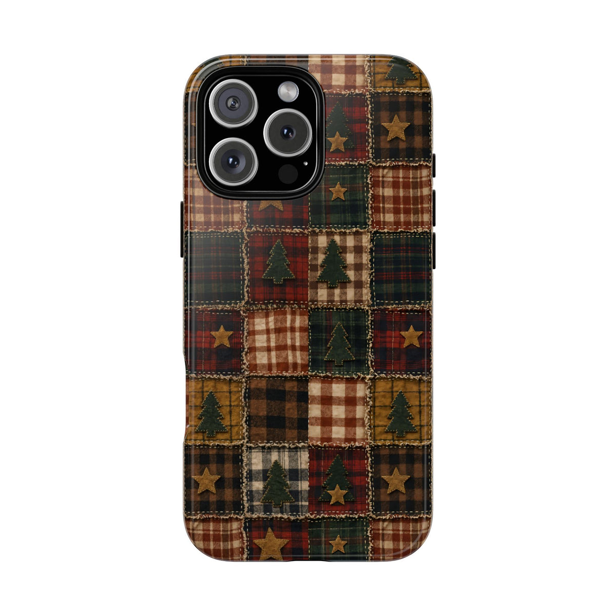 Christmas Rag Quilt Tough Case