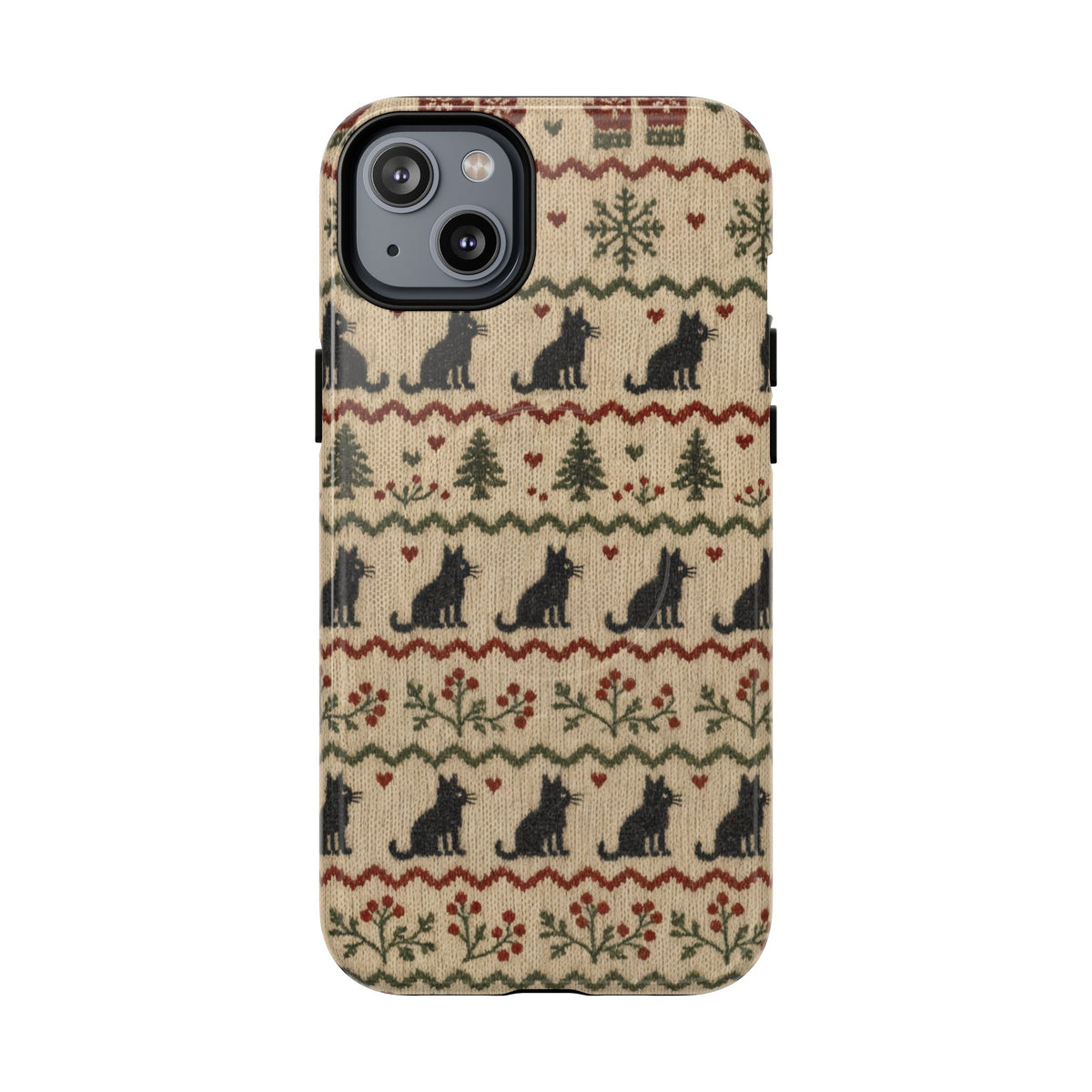 Black Cat Sweater Magnetic Case